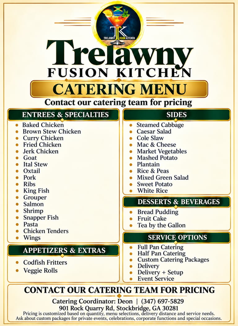 Explore Our Catering Menu