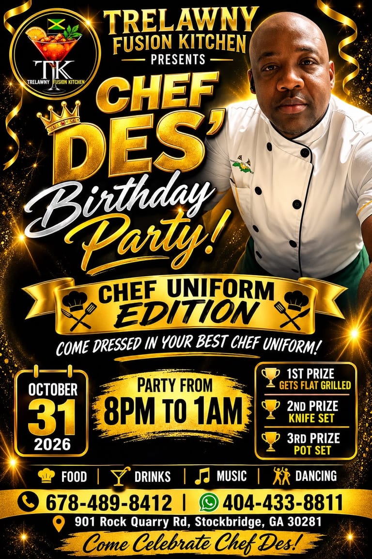 Chef Des’ Birthday Party